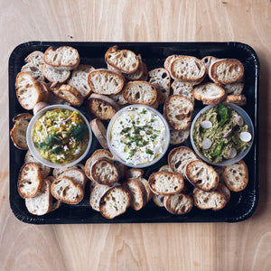 Crostini Platter with Spreads