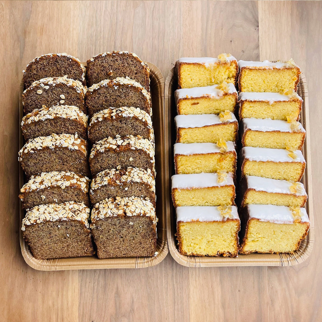 Coffee Cake Platter - Mixed - 20 pieces (10 each)