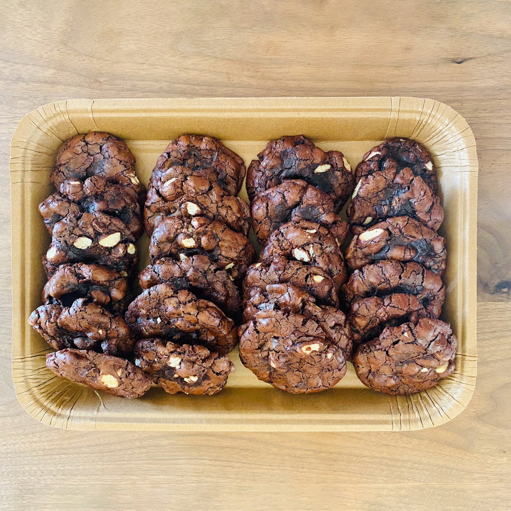 Flourless Chocolate Almond Cookie Platter - 24 Pieces