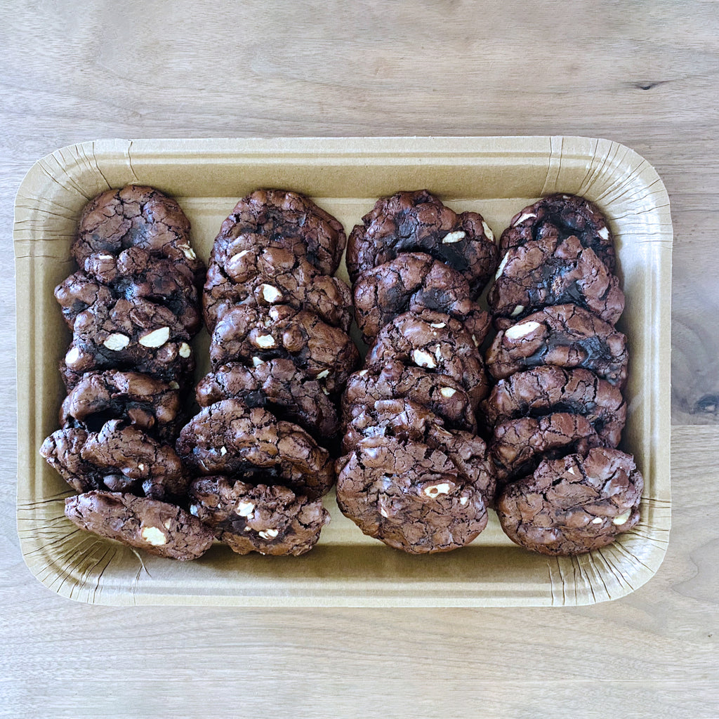 Flourless Chocolate Almond Cookie Platter - 24 Pieces