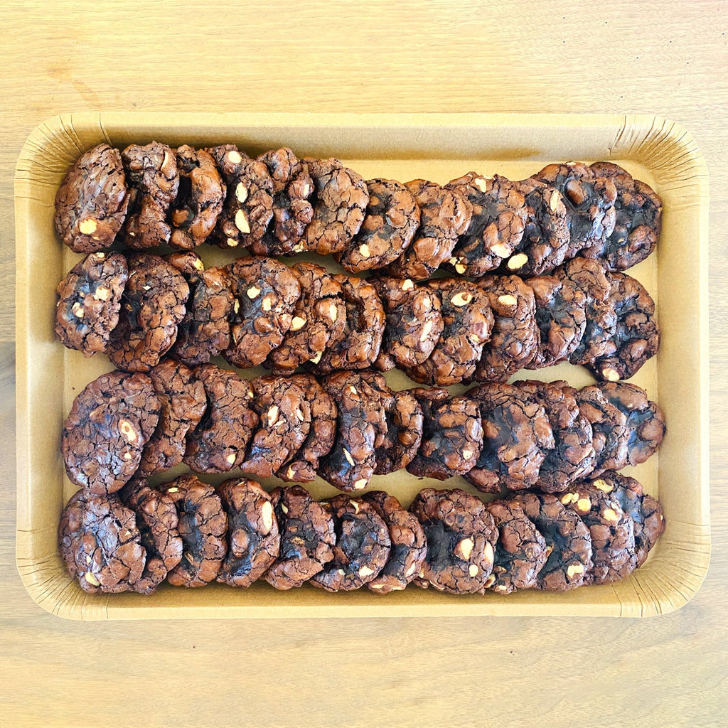 Flourless Chocolate Almond Cookie Platter - 48 Pieces