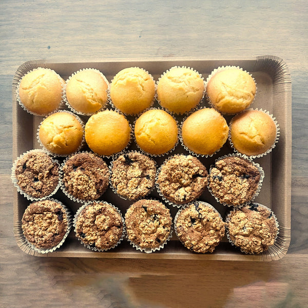 Mixed Muffin Platter -  20 pieces, 10 each
